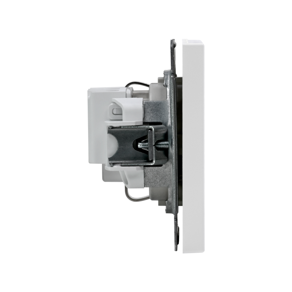 Розетка ArtGallery 16А с заземл. защ. шторки механизм бел. SE GAL000145