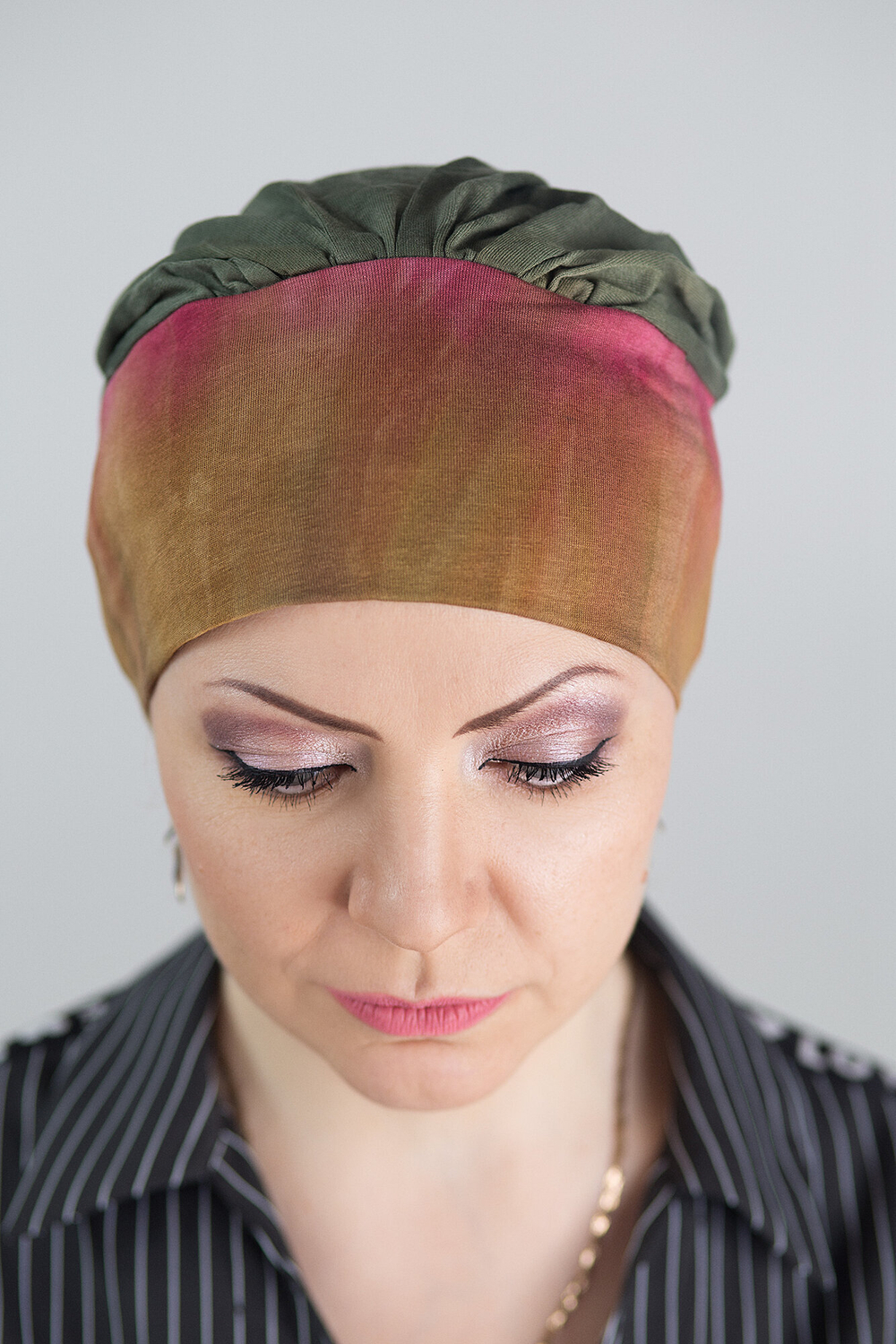 Шапочка тюрбан БЛАНКА VB13 облегченная, бамбук, Elza Meyger