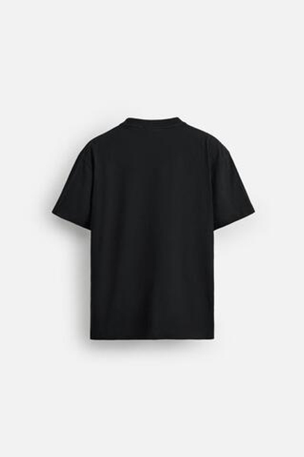 ZARA ФУТБОЛКА С КАРМАНОМ, МОРСКОЙ ТЕМНО-СИНИЙ