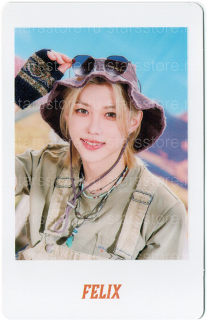Фотокарта Felix Stray Kids POPUP STORE 2023 (B ver)
