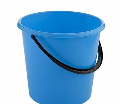 Ведро пластиковое 5 литров, без крышки, голубое