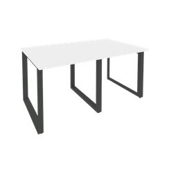 Onix Стол переговорный O.MO-PRG-2.0 Белый Бриллиант/Металл Антрацит 1560*980*750