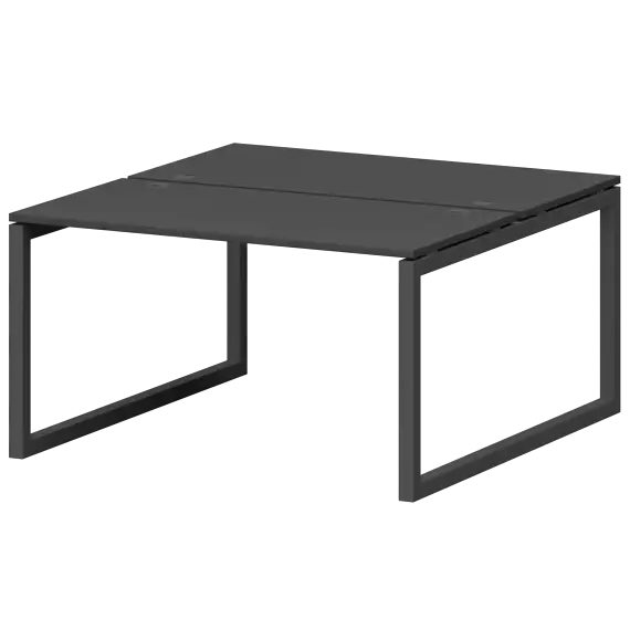 Бенч двойной на металлокаркасе СМС2-О-12К.149.Пр50  1200x1496x750 Смарт