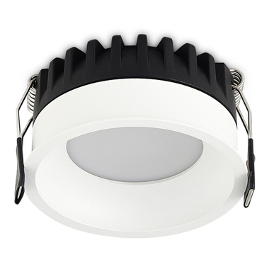 Светильник встраиваемый CRATER,  10W,  744Lm,  2700-3000-4000K,  D81, 5хH39мм,  IP44,  белый