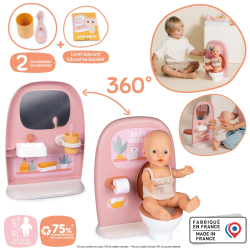 Smoby Baby Nurse - Двухсторонний туалет для куклы 42 см 220500