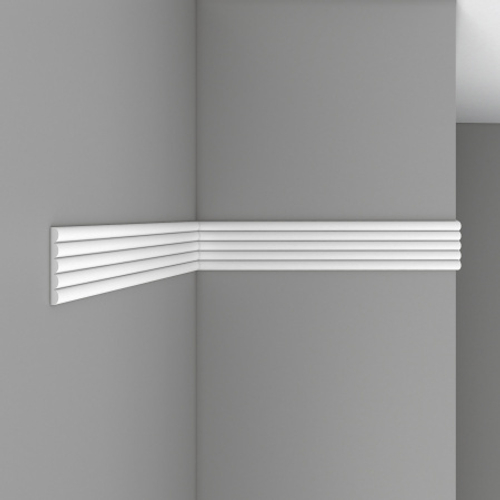 Молдинг гладкий Decomaster 97609 75х8х2400мм