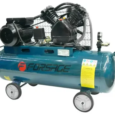 Компрессор 100 л 2-х поршневой с ременным приводом (2.2кВт, ресивер 100л, 250л/м, 220В) Forsage F-TB265-100