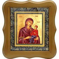 Анна праведная, мать Пресвятой Богородицы. Икона на холсте.