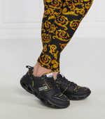 Кожаные кроссовки Versace Jeans Couture - черный(74VA3SS1ZP214)