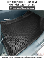комплект эва ковриков в салон авто для kia sportage III/ hyundai ix35 от supervip