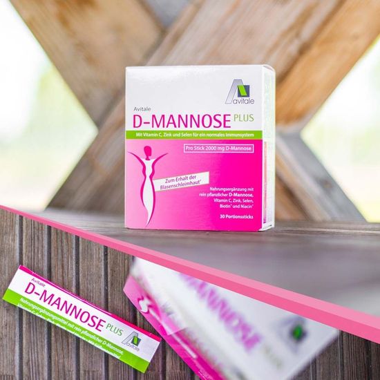 Avitale D-Mannose Plus 2000 мг + Ниацин для поддержания нормальных слизистых оболочек