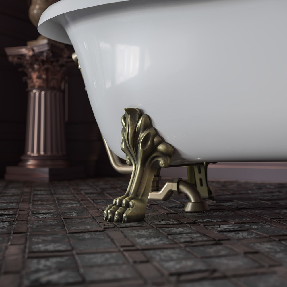 Ванна Migliore Bella на лапах "LEONE" STANDART  бронза 26916