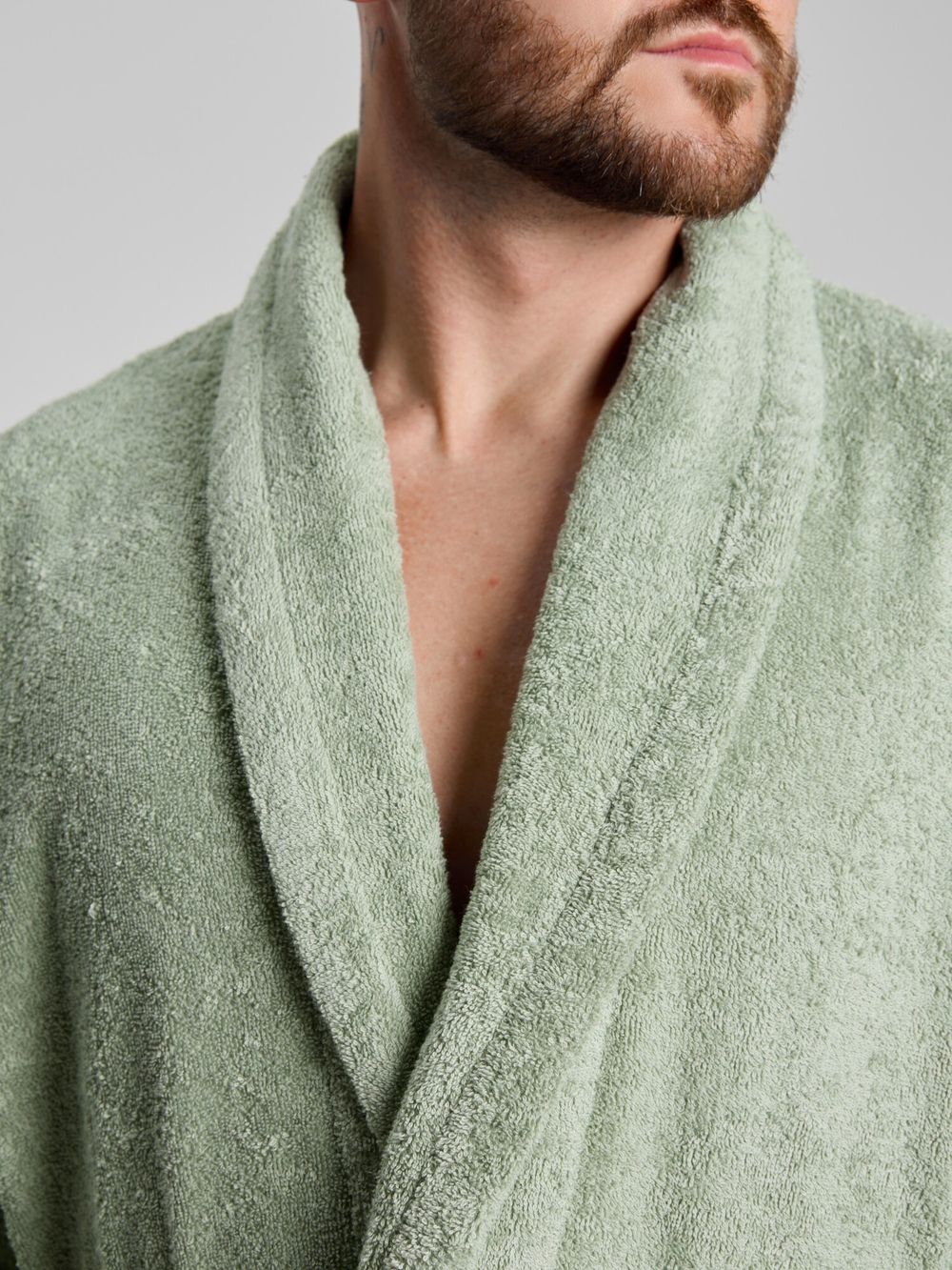 Халат мужской Комфорт-4 Виотекс СВ.- ОЛИВКОВЫЙ