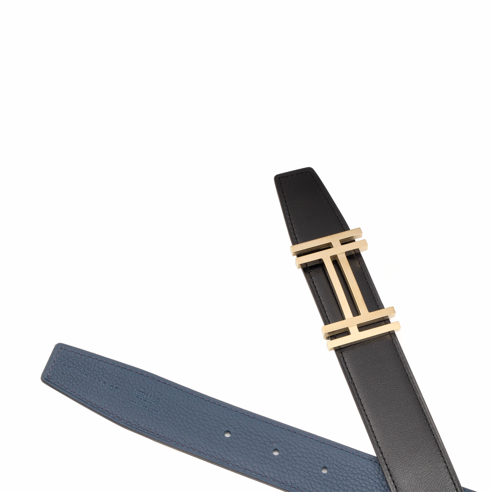 Пояс HERMES H Au Carre H Togo / 3.2cm, H066050CP2K+H073967CAAD