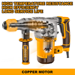 Перфоратор SDS-Plus INGCO RH150038 INDUSTRIAL 1500 Вт 5,5 Дж