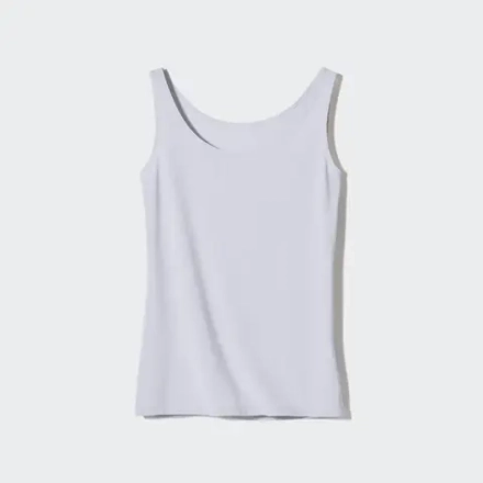 UNIQLO ЭЛАСТИЧНЫЙ ТОП, СЕРЫЙ