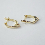 Ювелирные швензы, английский замок, позолота, люкс фурнитура