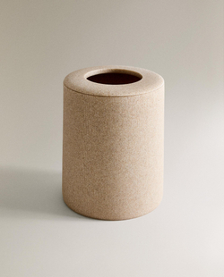 Zara Home ведро для мусора, смола, бежевый