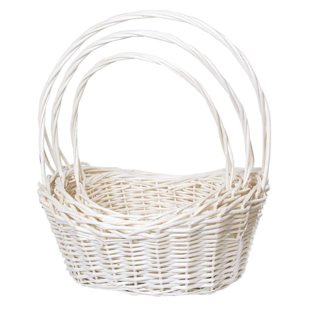 Корзина НАБОР (Ива) D45*36/D39*30/D32*24 ОВАЛ