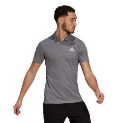 Теннисное поло Adidas HEAT.RDY Polo M - grey three/white