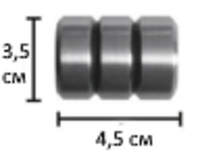 Наконечники для кованых карнизов d25 мм, цвет хром