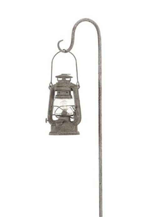 Светильник декоративный "Керосиновая лампа" 12x10x20 см + 96 см опора