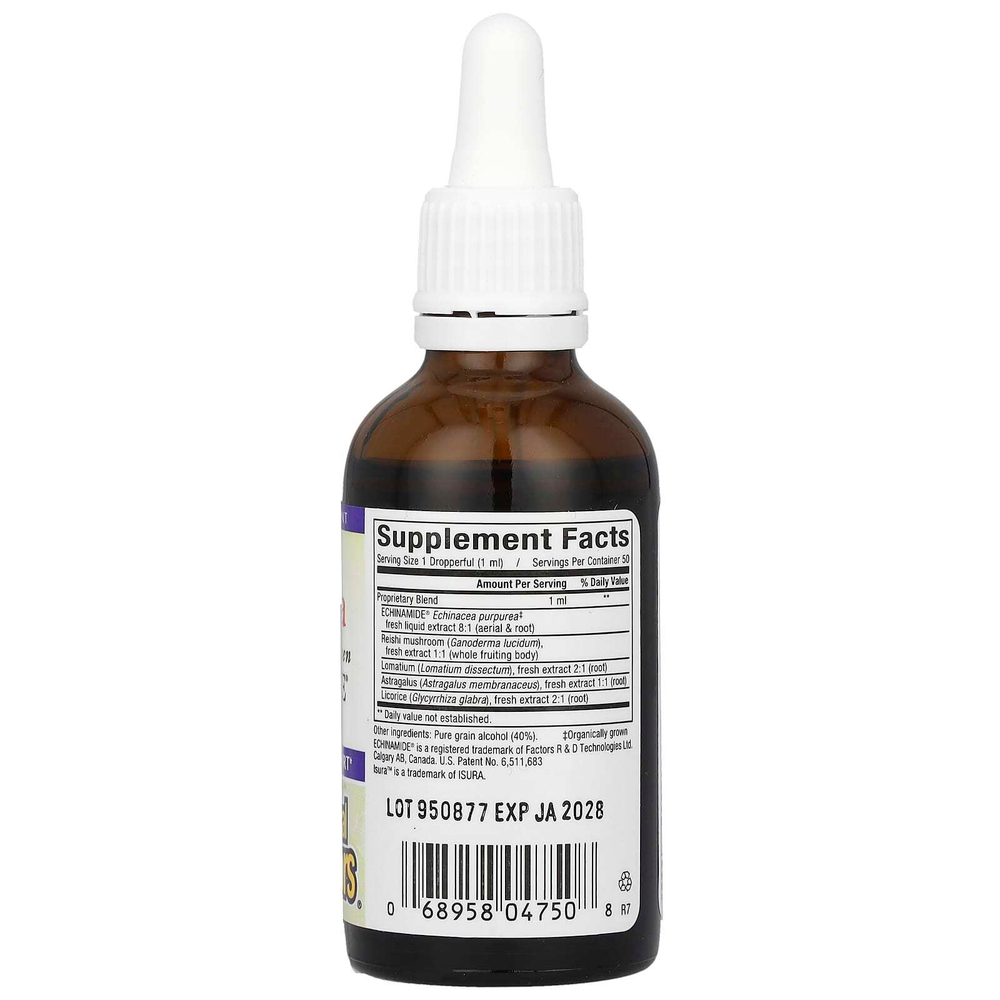 Natural Factors, Anti-V, средство с клинически подтвержденной эффективностью Echinamide®, 50 мл (1,7 жидк. унции)