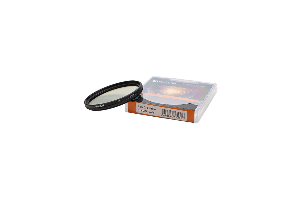 Фильтр поляризационный RayLab CPL Slim 58mm