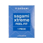 Презервативы Sagami, extreme, feel fit, гладкие, 19 см, 5,1 см, 1 шт.