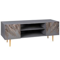 Тумба под ТВ Тропик 155см Стайл Серый Голд