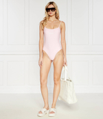 Кожаные шлепанцы Karl Lagerfeld - бежевый(KL83504)