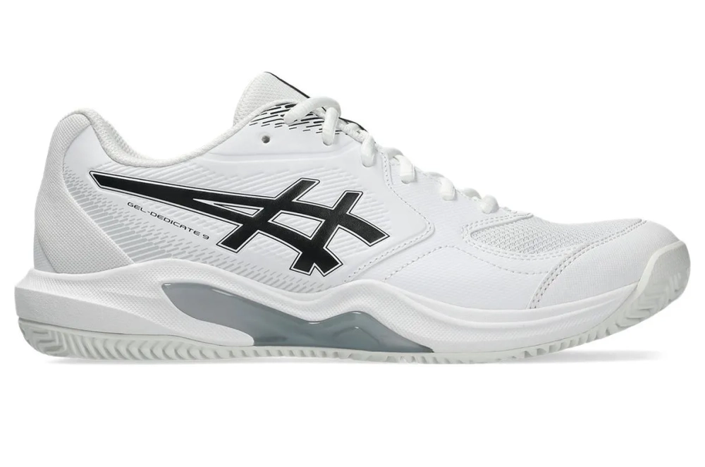 Мужские кроссовки теннисные Asics Gel-Dedicate 9 Clay - white/black