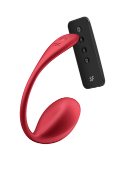 Satisfyer Ribbed Petal Connect App - Виброяйцо с пультом ДУ
