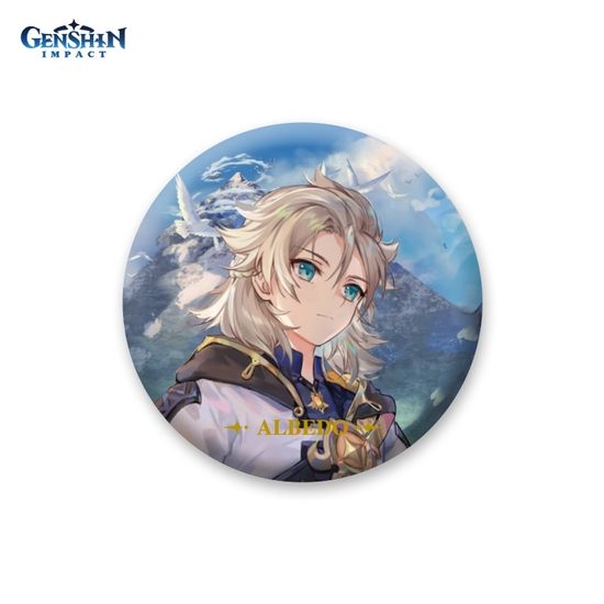 Значок Genshin Impact Character Badge Albedo 6974696616125