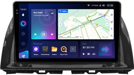 Магнитола для Mazda CX-5 2011-2017 (рамка 10) - Teyes CC3-2K на Android 10, 2K QLED, ТОП процессор, CarPlay, 4G SIM-слот