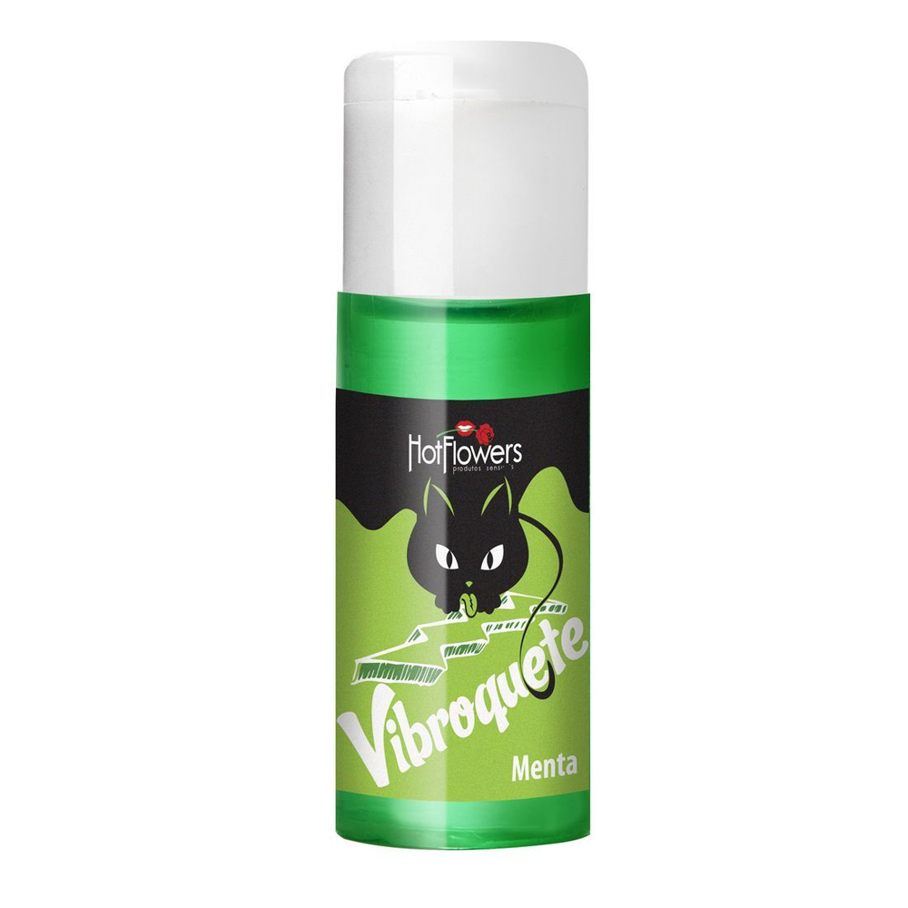 Жидкий вибратор HotFlowers Vibroquete, menta, 12 ml