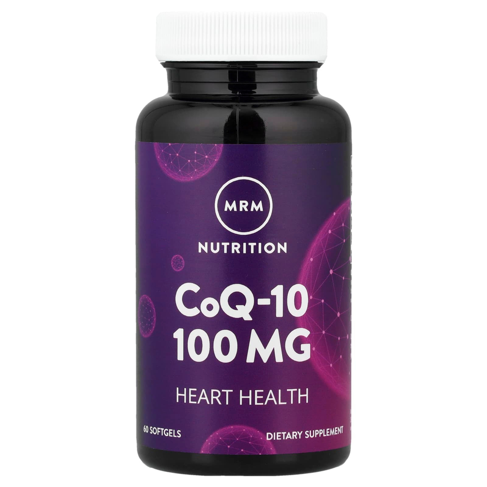 MRM Nutrition, Nutrition, коэнзим Q-10, 100 мг, 60 мягких таблеток
