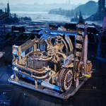 Деревянный конструктор Марбл-трасса Космодром LGC01 (ROKR)