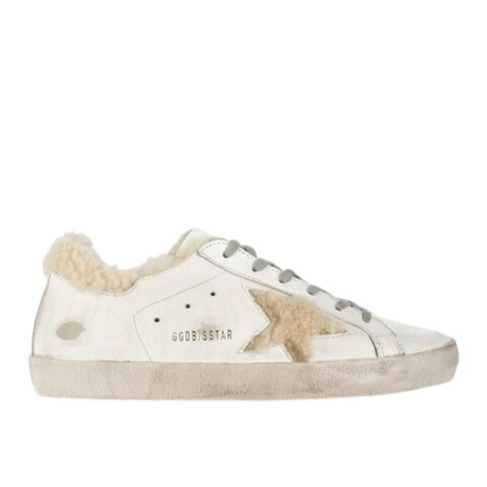 Женские Кеды GOLDEN GOOSE 'SUPERSTAR' С ОВЧИНОЙ
