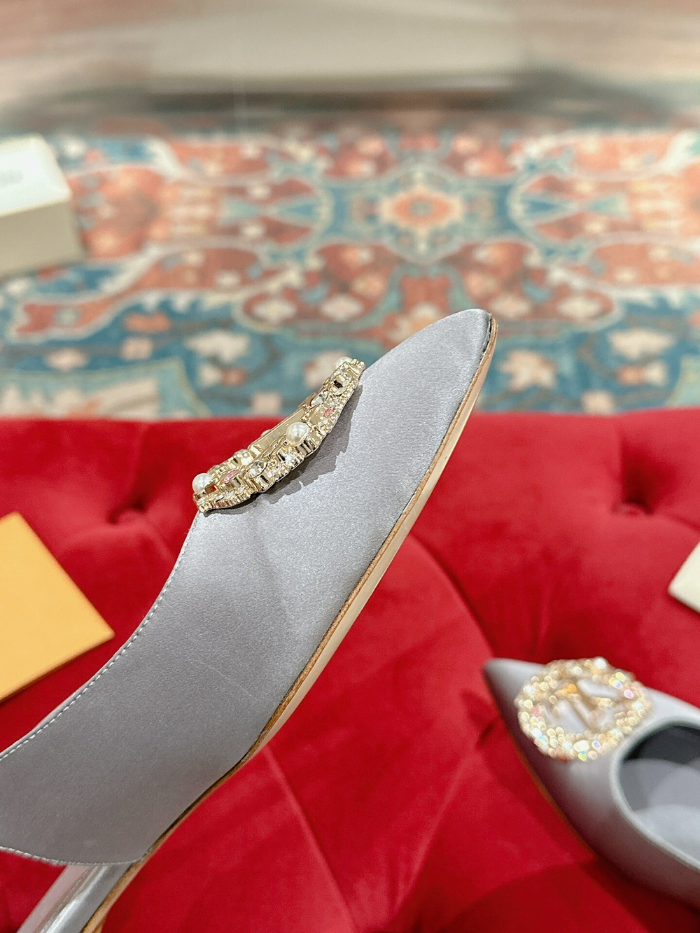 Louis Vuitton Met Slingback Ballerina