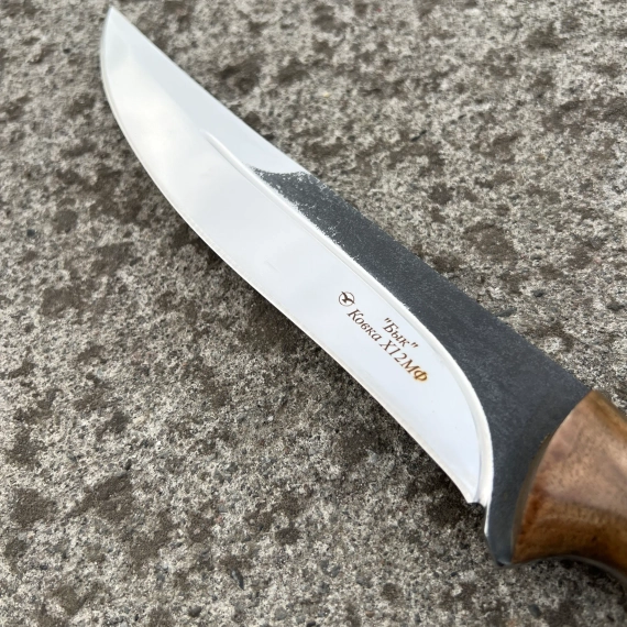 Нож кизлярский охотничий Бык Ковка Х12мф