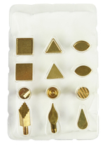 Набор штампов Pebaro для выжигания 12шт., формы