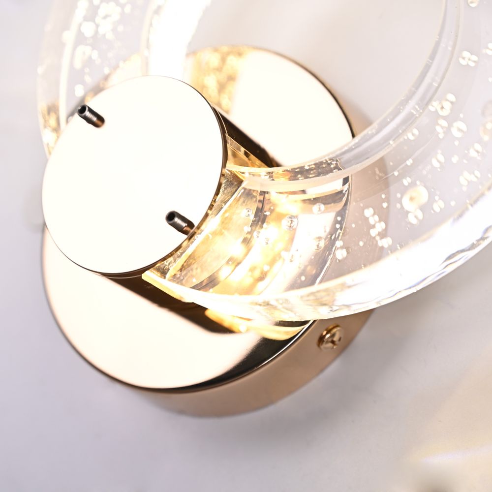 Бра Cleari Transparent Gold By Imperiumloft