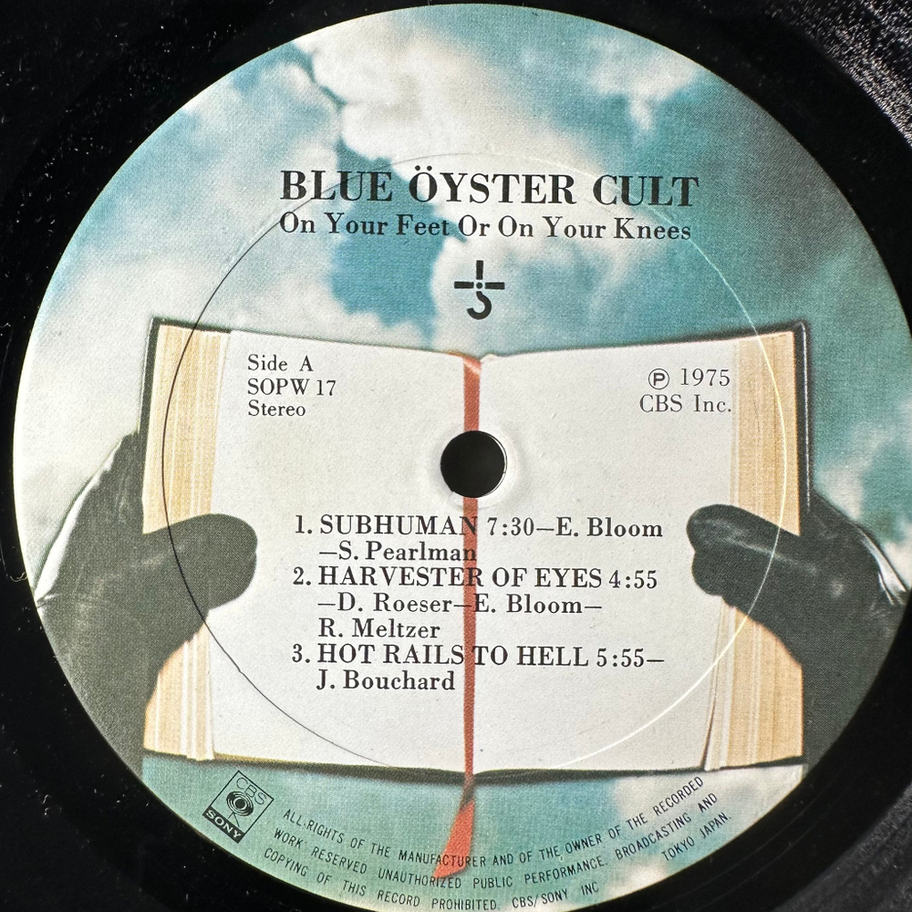 Blue oyster Cult ‎– On Your Feet Or On Your Knees 2LP (Япония 1975г.)