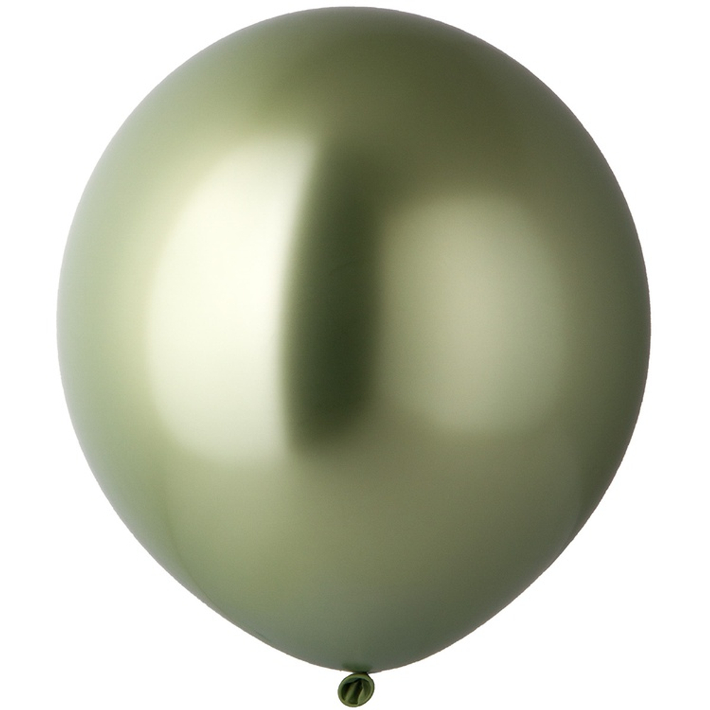 Шар латексный Glossy Хром 61 см (Зеленый)