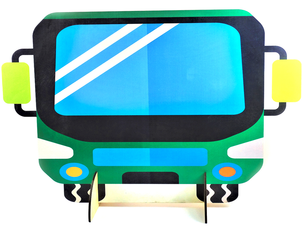 Ширма для сюжетно-ролевых игр Троллейбус