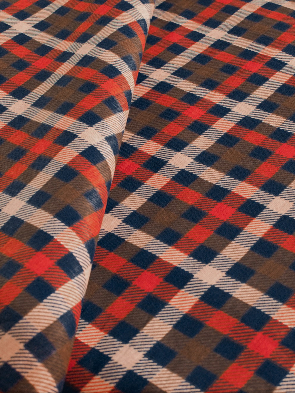 Ткань бязь плательная, рис. "Клетка", ширина 150 см, арт. 120