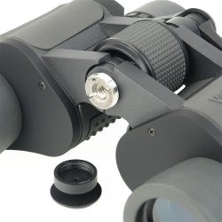 Бинокль Veber Classic БПШЦ 10x50 VRWA широкоугольный, серый - крепление для штатива