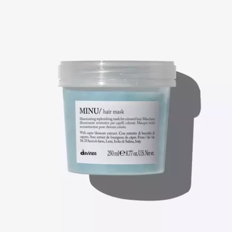 Маска Davines MINU/Hair mask для блеска и стабилизации цвета окрашенных волос 250 мл