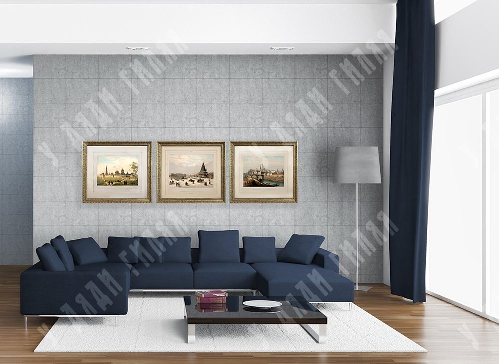 Москва. Общий вид Кремля. Из серии «Виды Москвы и Санкт-Петербурга».  XIX в. Литография